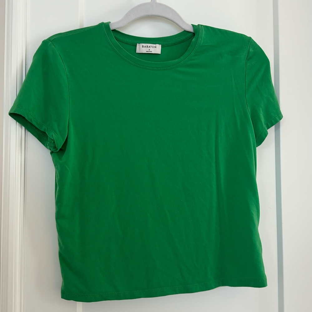 Green Aritzia Babaton Tshirt